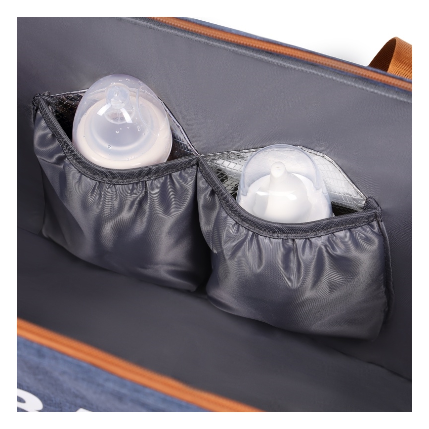 Lionelo - Wickeltasche für den Kinderwagen IDA Blue Denim