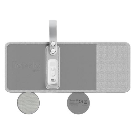 Lionelo - Wiederaufladbarer Flaschenwärmer THERMUP GO 18W/5V Grau/Silber