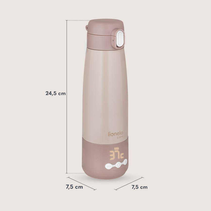 Lionelo - Wiederaufladbarer Milchwärmer THERMUP 55W/5V
