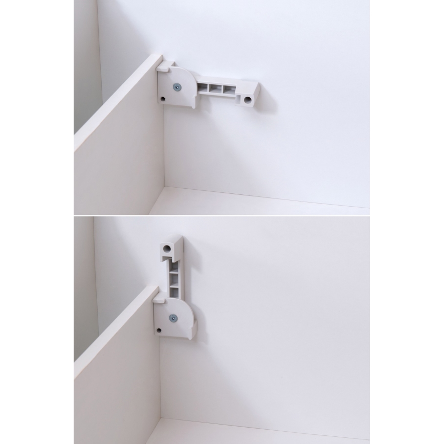 Lit coffre tapissé ALIS 180x200 cm, sans matelas, marron