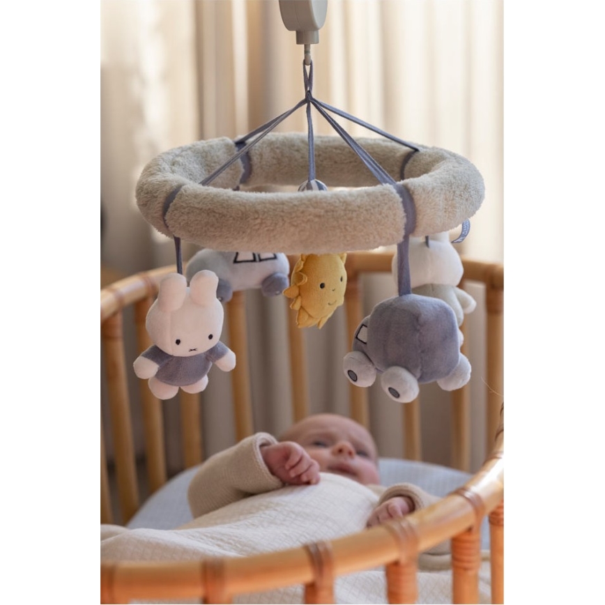 Little Dutch - Culla musicale mobile Miffy Fluffy grigio