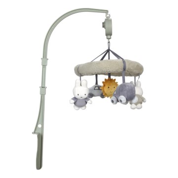 Little Dutch - Mobile musical pour berceau Miffy Fluffy gris