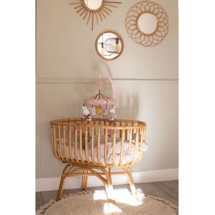 Little Dutch - Mobile musical pour berceau Miffy Fluffy rose