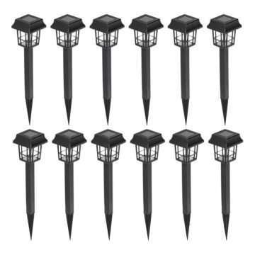 LOT 12x Lampe solaire LED/0,06W/1,2V 6500K IP44
