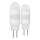 LOT 2x ampoule LED G4/1,3W 3000K - Eglo 11454