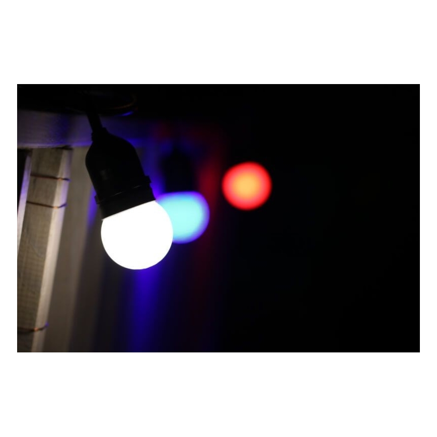 LOT 2x Ampoule LED PARTY E27/0,5W/36V bleue