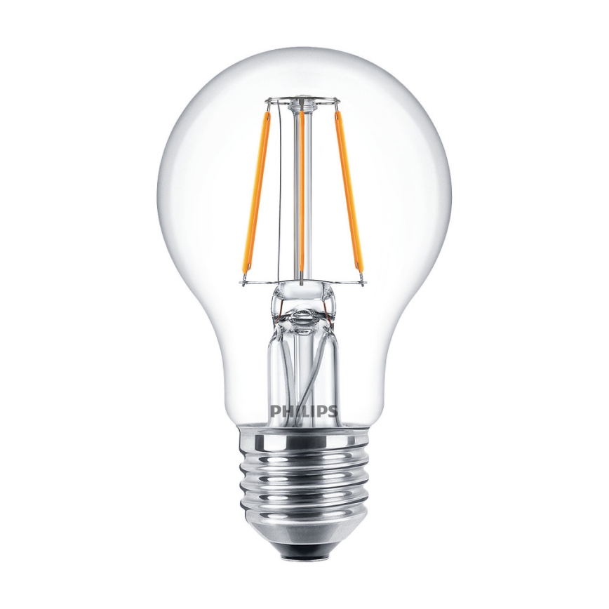 LOT 2x Ampoule LED VINTAGE Philips A60 E27/4,3W/230V 2700K