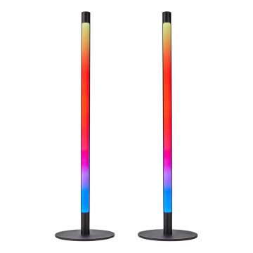 LOT 2x Lampe de table RGBIC à intensité variable SmartLife LED/36W/230V 55 cm 2700-6500K Wi-Fi Tuya + Télécommande