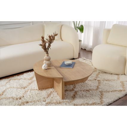 LOT 2x Table basse ORION chêne