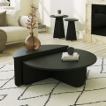 LOT 2x Table basse PODIUM noir