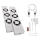 LOT 2x Ventilateur de radiateur 5/230V blanc