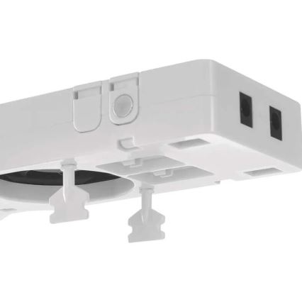 LOT 2x Ventilateur de radiateur 5/230V blanc