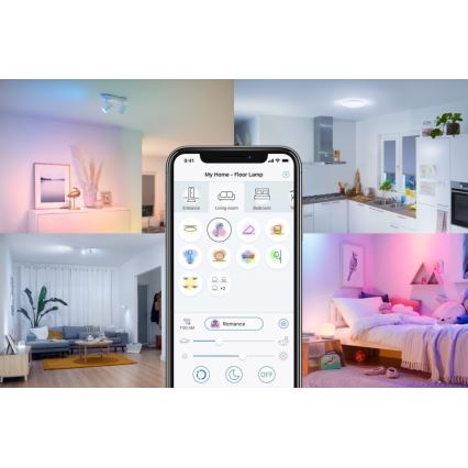 LOT 3x Ampoule à intensité variable LED RGBW PAR16 GU10/4,7W/230V 2200-6500K Wi-Fi - WiZ