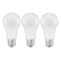 LOT 3x Ampoule LED A60 E27/10W/230V 2700K