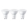 LOT 3x Ampoule LED Philips GU10/4,7W/230V 2700K