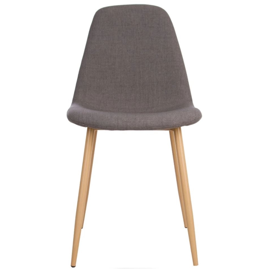 LOT 4x Chaise de repas ROKA gris foncé