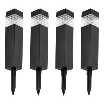LOT 4x Lampe solaire LED/0,06W/1,2V 6000K IP44