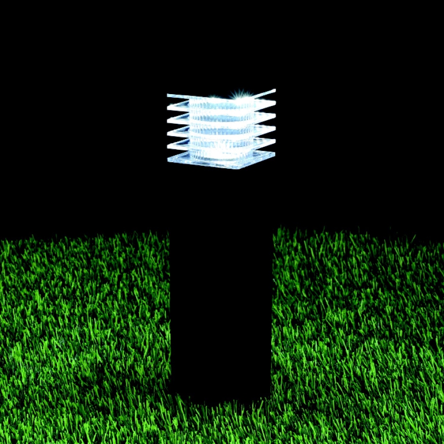 LOT 4x Lampe solaire LED/0,06W/1,2V 6000K IP44