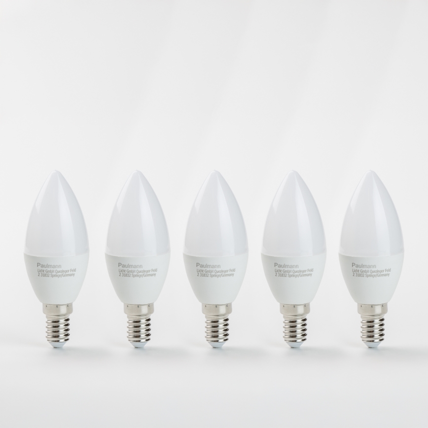 LOT 5x Ampoule LED E14/5,5W/230V 2700K - Paulmann 28782