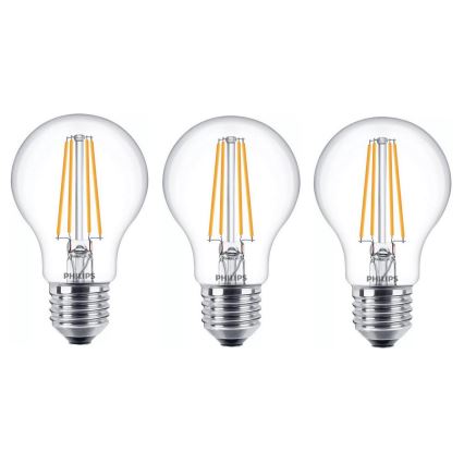 LOT 6x Ampoule LED VINTAGE Philips E27/7W/230V 2700K