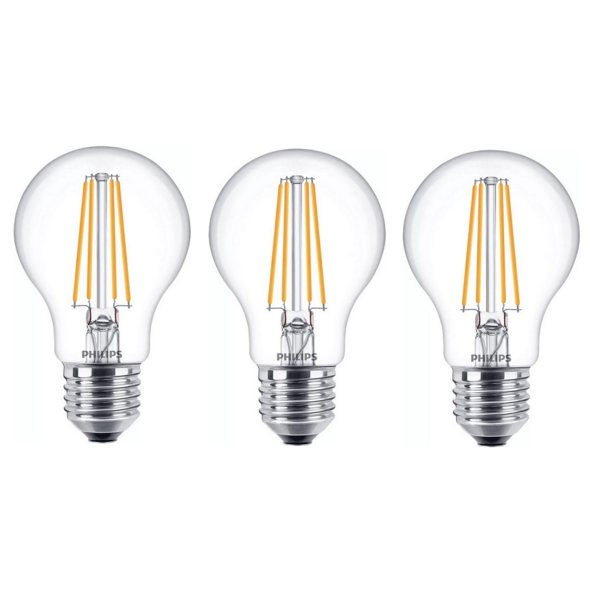 LOT 6x Ampoule LED VINTAGE Philips E27/7W/230V 2700K