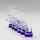 Lot 6x verre à liqueur avec une poignée violet
