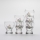 Lot 6x verre à liqueur transparent - modèle de fleur n° 3