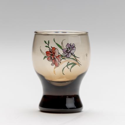Lot 6x verre à shot fumé bouquet n° 3