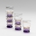 Lot 6x verre à shot transparent violet