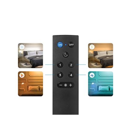 Lot de 2 ampoules LED RGBW dimmables A60 E27/9W/230V 2200-6500K Wi-Fi + télécommande - WiZ