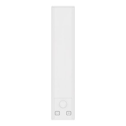 Lot de 2 lampes LED rechargeables pour mobilier VIRO, 1,2 W, 3,7 V, 800 mAh, 3000/4000/6500 K, 30 cm, blanc, avec capteur de mouvement et détecteur crépusculaire