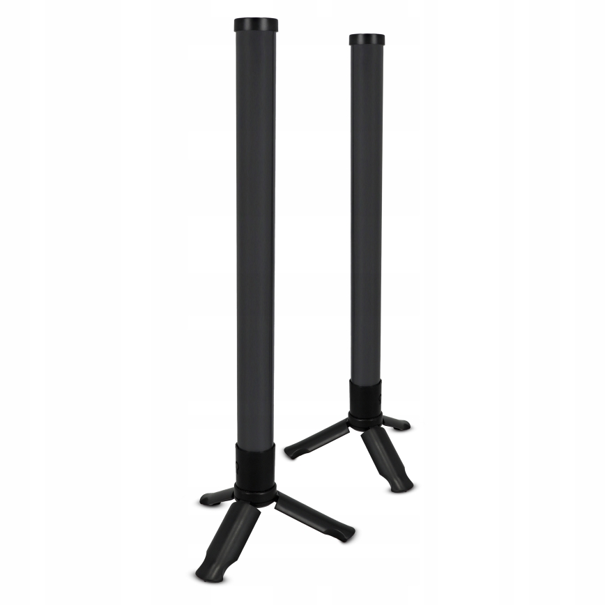 Lot de 2 lampes de table LED RGBIC dimmables, 5 W/5 V, noir + télécommande