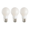 Lot de 3 ampoules LED A60 E27, 3,8 W, 230 V, 2700 K - Eglo 110442