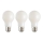 Lot de 3 ampoules LED A60 E27, 3,8 W, 230 V, 2700 K - Eglo 110442