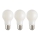 Lot de 3 ampoules LED A60 E27 7,2 W 230 V 2700 K - Eglo 110443