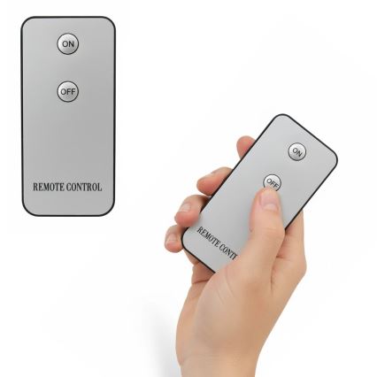 Lot de 3 bougies LED BRILLO (2x piles AA) noires avec télécommande