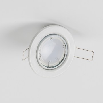 Lot de 5 spots encastrables pour salle de bains 1xGU10/4W/230V IP23 blancs