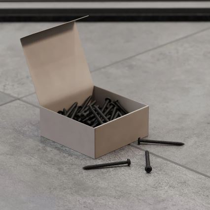 Lot de 50 vis Torx T25 12 mm, finition laquée noire