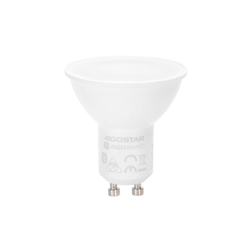 Lot de 6 ampoules LED RGBW dimmables MESH GU10/6,5W/230V 2700-6500K + télécommande - Aigostar