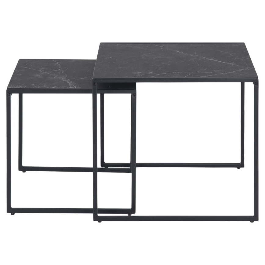 Lot de tables basses ALMA 2 pcs anthracite