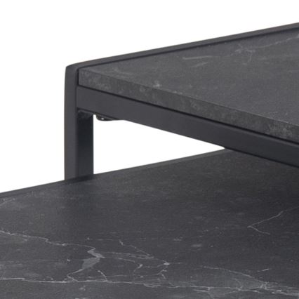 Lot de tables basses ALMA 2 pcs anthracite
