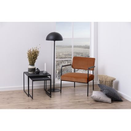 Lot de tables basses ALMA 2 pcs anthracite