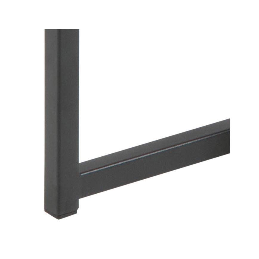 Lot de tables basses SARON 2 pcs chêne/noir