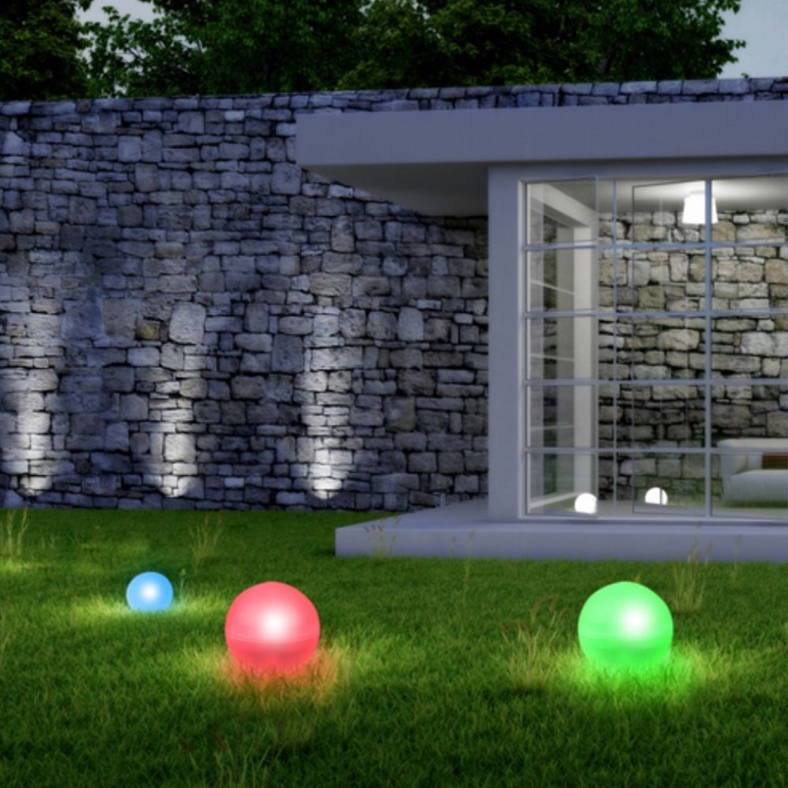 LOT x5 Lampe solaire LED/3,2V multicolore