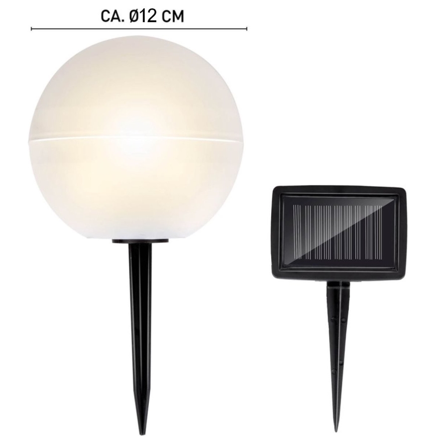 LOT x5 Lampe solaire LED/3,2V multicolore