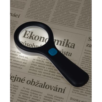 Loupe LED 3×ZOOM avec éclairage intégré/3W/2xAAA IP22