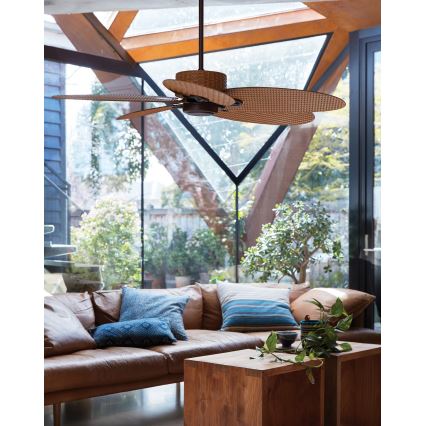 Lucci air 210295 - Ventilatore da soffitto FIJIAN marrone