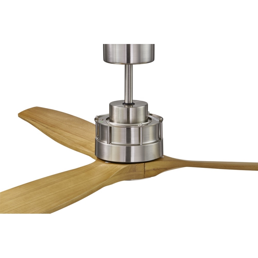 Lucci air 210506 - Ventilatore da soffitto AIRFUSION AKMANI paulownia/marrone + telecomando