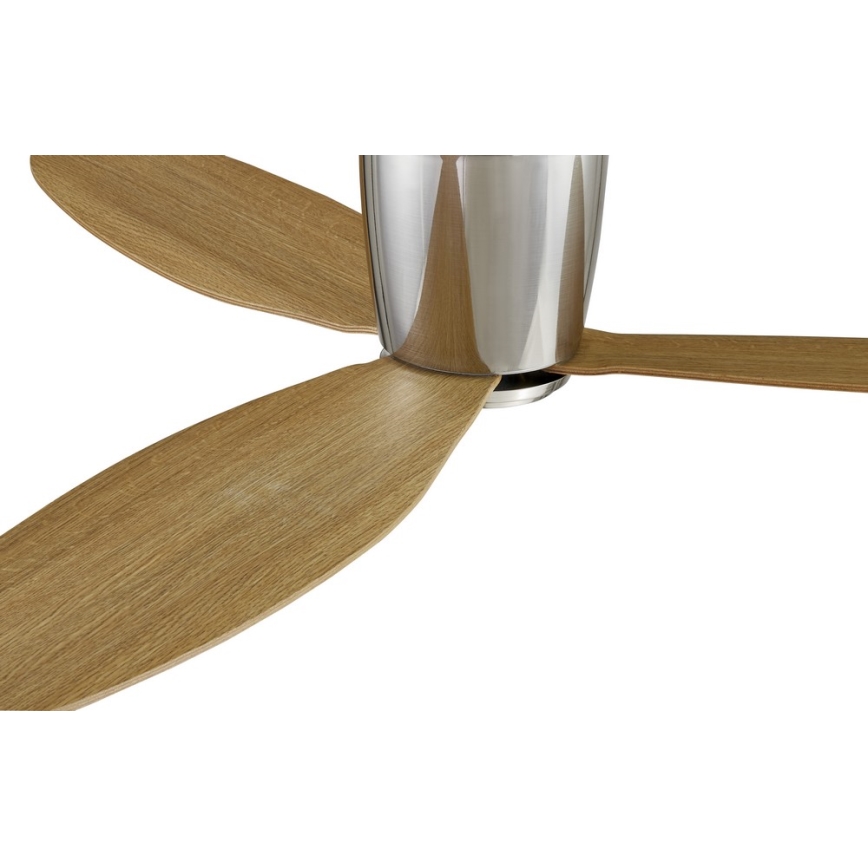 Lucci air 210519 - Deckenventilator AIRFUSION RADAR glänzendes Chrom/Holz + Fernbedienung