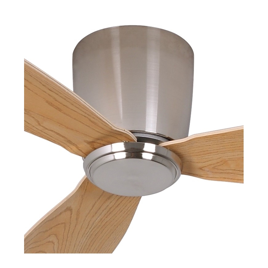 Lucci air 210519 - Deckenventilator AIRFUSION RADAR glänzendes Chrom/Holz + Fernbedienung
